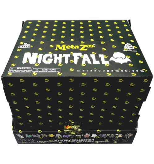 MetaZoo TCG - Nightfall Pin Club Mystery Collection 2nd Wave DISPLAY Box (10 Mystery Boxes)
